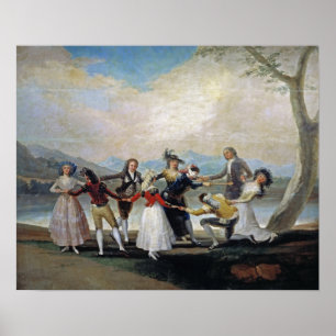 Goya - Blinde-Kuh-Spiel 1788 Poster