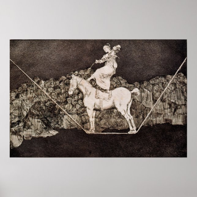 Goya - Circus Queen Timely Absurdity 1823 Poster (Vorne)