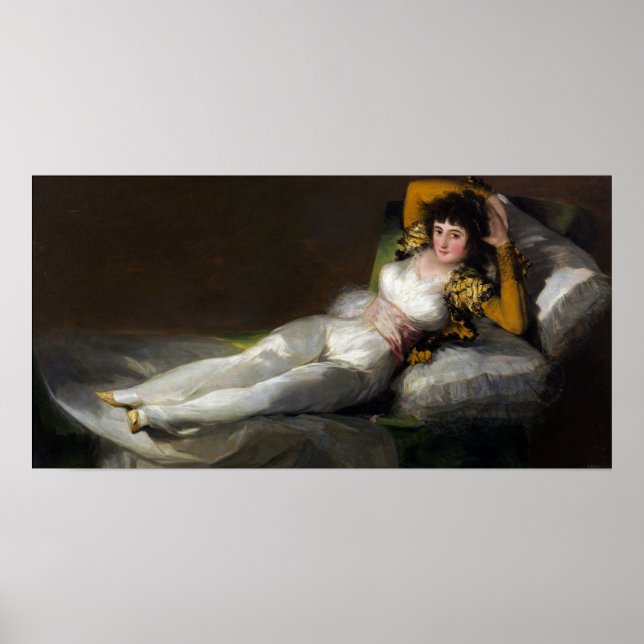 Goya - Clothed Maja 1800 Poster (Vorne)