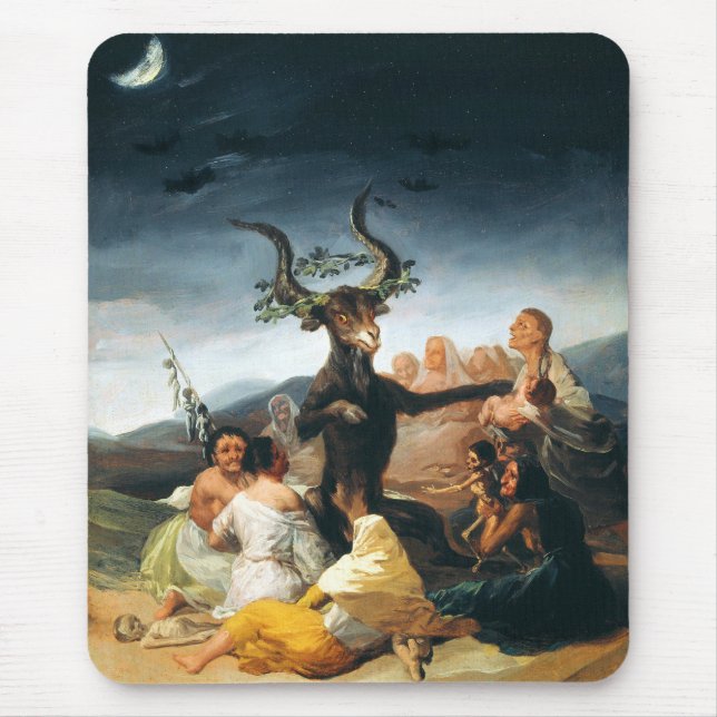 Goya Hexe-Sabbat-Mausunterlage Mousepad (Vorne)