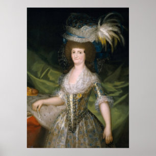 Goya - Maria Luise von Parma Königin von Spanien 1 Poster