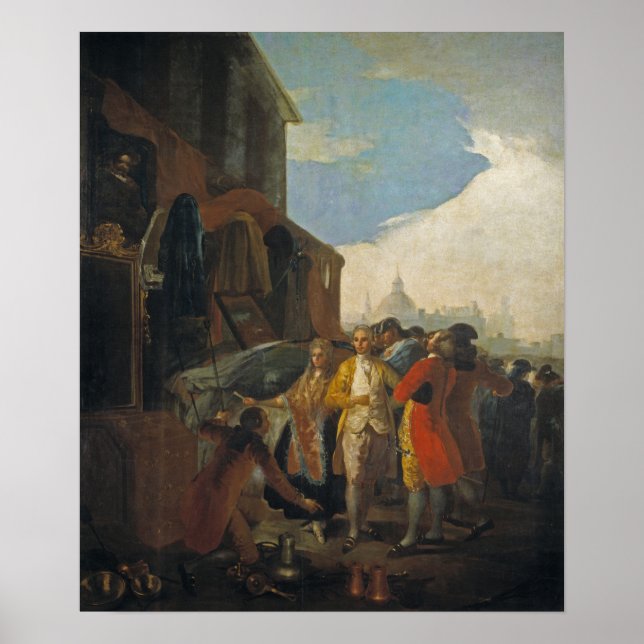 Goya - Messe in Madrid 1778 Poster (Vorne)
