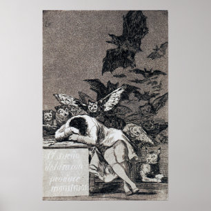 Goya - Sleep Of Reason Produces Monsters 1799 Poster