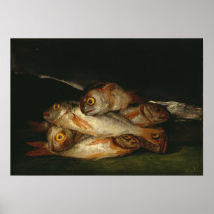 Goya - Stillleben mit goldener Beam 1812 Poster