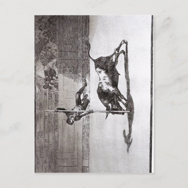 Goya The Speed and Daring Juanito Api?ani in the Postkarte (Vorderseite)