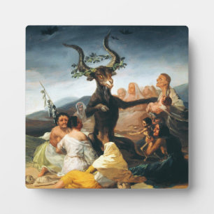 Goya Witches Sabbath Plaque Fotoplatte