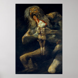 Goya's Saturn verschlingt seinen Sohn Poster