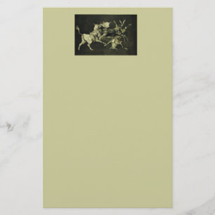 Goyas "Unsinnigkeit der Stiere " Briefpapier