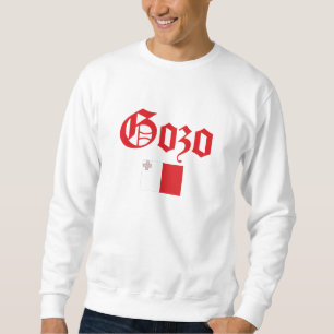Gozo mit Malta-Flagge Sweatshirt