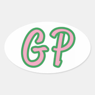 GP-Autoaufkleber Ovaler Aufkleber