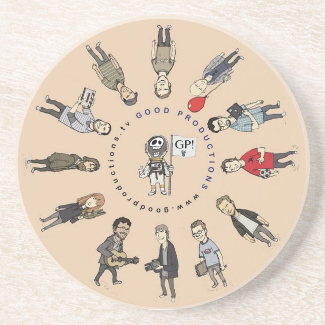 Gp-Getränk-Untersetzer - TAN Untersetzer (Vorne)