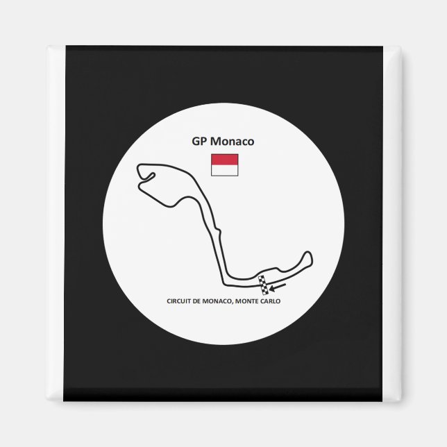 GP Monaco Monte Carlo Magnet (Vorne)