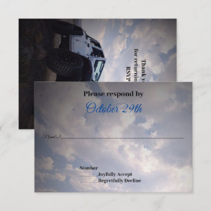 GP Off Road 4X4 Hochzeitsanmeldung Einladung