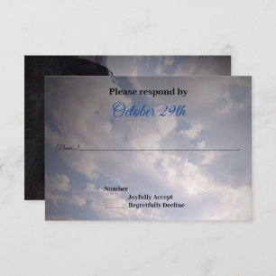 GP Off Road 4X4 Wedding RSVP Einladung