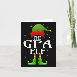 Gpa Elf Xmas Matching Family Group Christmas Grand Karte