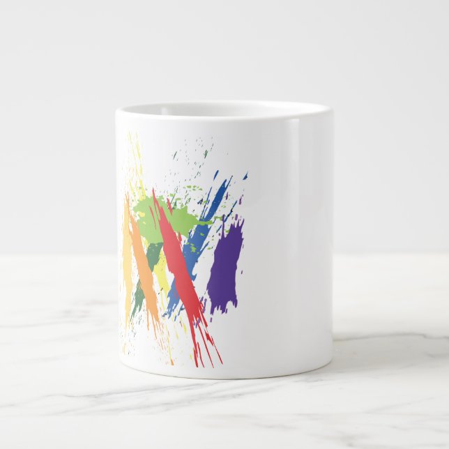 GPCR Kunst-Tasse Jumbo-Tasse (Vorderseite)