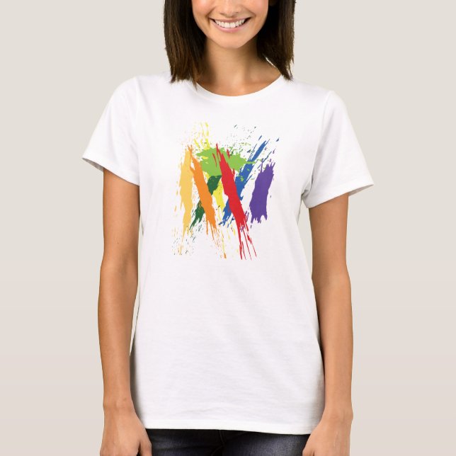 GPCR Protein-Kunst-T - Shirt (Frauen) (Vorderseite)