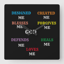 GPD ENTWICKELT ME CLOCK QUADRATISCHE WANDUHR