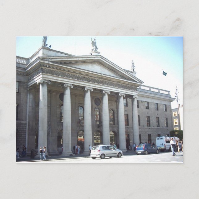 GPO, Dublin, Irland Postkarte (Vorderseite)