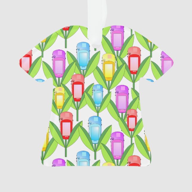 GPS-Blume Ornament (Vorderseite)