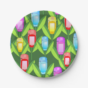 GPS-Blume Pappteller