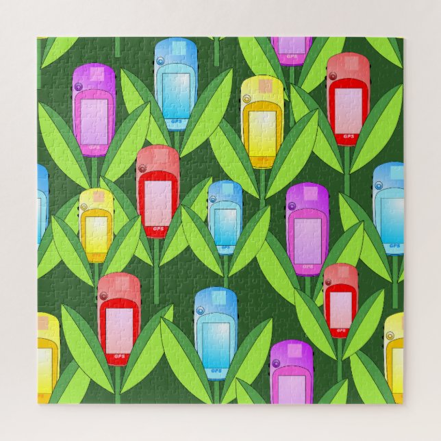 GPS-Blume Puzzle (Vertikal)