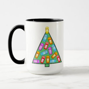 GPS Geocaching Weihnachtsbaum Tasse