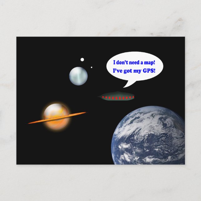 GPS got Postkarte (Vorderseite)