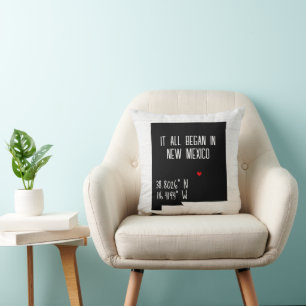 GPS-Koordinaten von New Mexico  Kissen