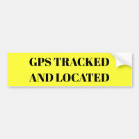 GPS spürte auf und lokalisierte Aufkleber