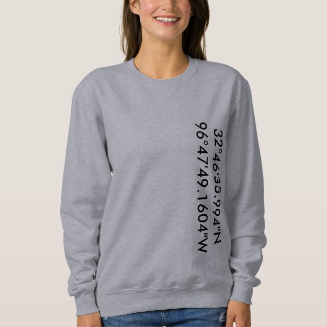GPS-Sweatshirt Sweatshirt (Vorderseite)