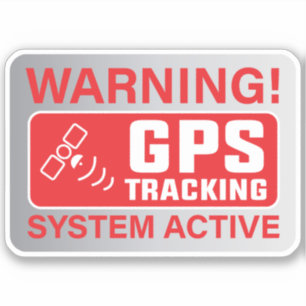 GPS-Tracking-System Aufkleber