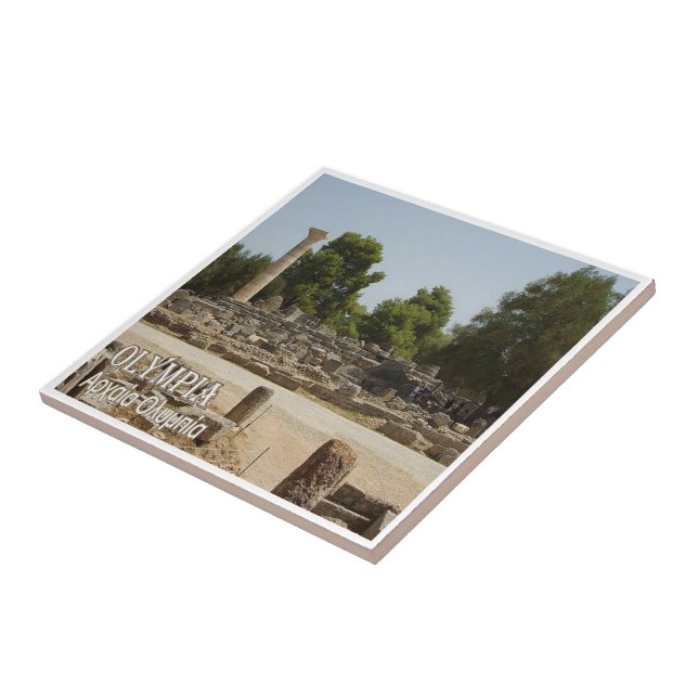 GR046 OLIMPIA, Griechenland, Fliese (Seite)