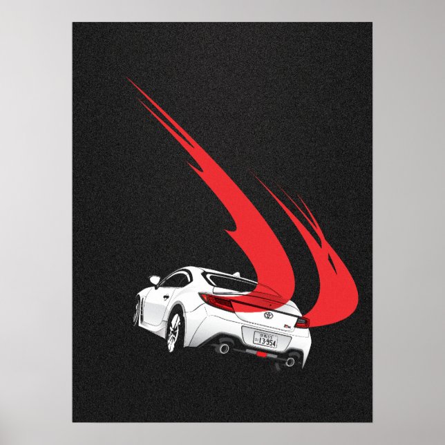 GR86 Touge Lights Poster (Vorne)
