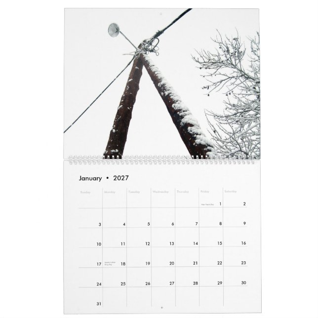 GR - 4 Jahreszeiten (15 Monate) Kalender (Jan 2027)