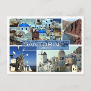 GR Griechenland - Santorini - Postkarte