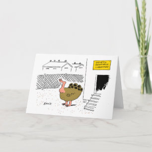 GR.-Truthahn Weihnachtskarte Feiertagskarte