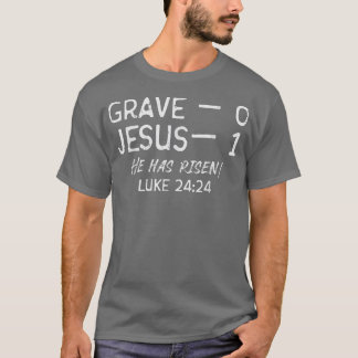 Grab 0 Jesus 1 Er hat Jesus religiöse Easte versch T-Shirt