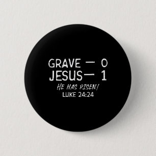 Grab 0 Jesus 1 Er ist auferstanden Jesus Religiös  Button