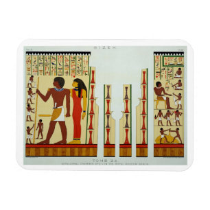 Grab 24, Sepulchral Kammer-Nr. 2, von Gizeh, Vol. Magnet