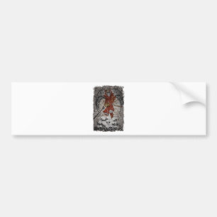 Grab-beängstigender Steinkönig Autoaufkleber
