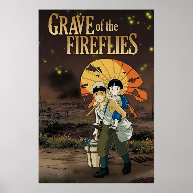 Grab der Fireflies Poster (Vorne)
