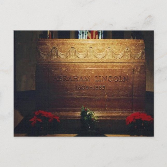 Grab des berühmten Präsidenten des Zivilen Krieges Postkarte (Vorderseite)