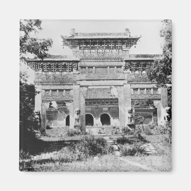 Grab des Kaisers Qing Taizong Magnet (Vorne)
