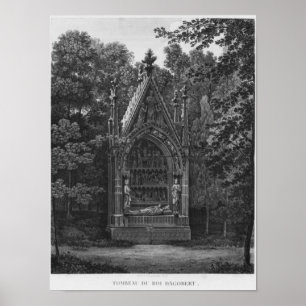 Grab des Königs Dagobert, Museumsdenkmäler Francai Poster
