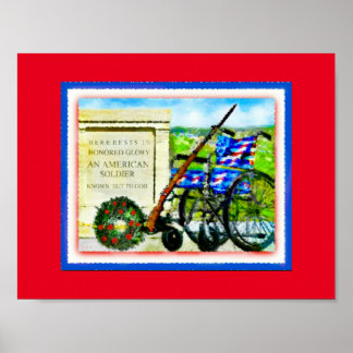 "Grab des unbekannten Soldaten" Poster