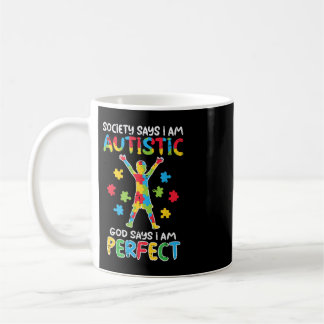 Grab diese niedliche Gesellschaft sagt Im Autistis Kaffeetasse