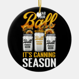 Grab dir deine Balls Canning Saisongärtnerin. Keramik Ornament