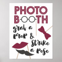 Grab einen Prop Charming Foto Booth