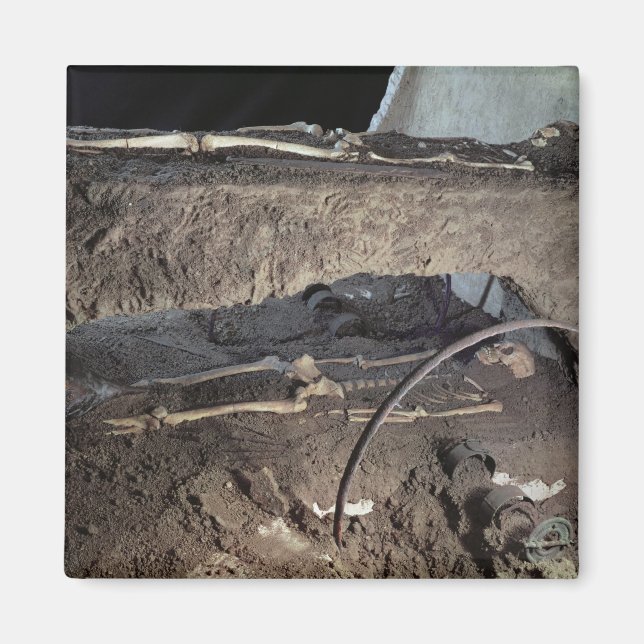 Grab eines gaulischen Chefs Magnet (Vorne)